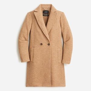 J Crew Daphne Topcoat in Italian boiled wool